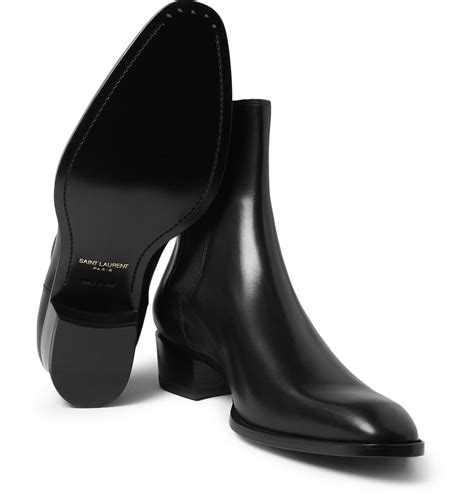 ysl chain boots mens|YSL chelsea boots men's.